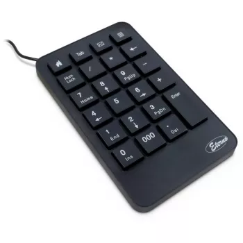Ciparu klaviatūra Inter-Tech KB-120 Universāla USB Melna