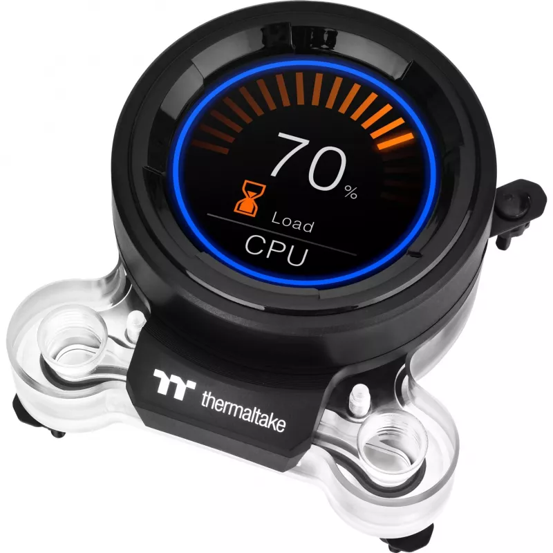 Ūdens dzesēšanas bloks Pacific MX2 Ultra CPU, varš, 2.1 collu LCD temperatūras sensors