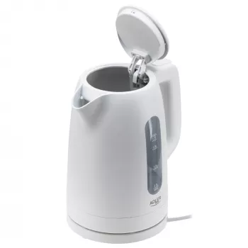 Elektriskā tējkanna Adler AD 1379w — 1,7 L, 2200 W, balta