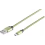 ShiverPeaks USB kabelis S/CONN 14-50119 USB 2.0 0.9m USB A USB C Zaļš