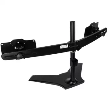 SilverStone SST-ARM23BS-L - Divu monitoru roka - melna