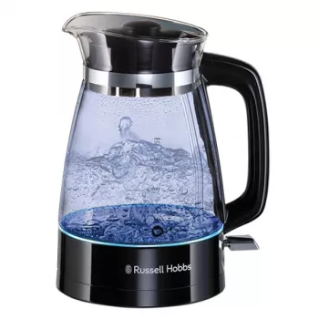 Russell Hobbs 26080-70 elektriskā tējkanna 1.7 L 2400 W Melna, Caurspīdīga