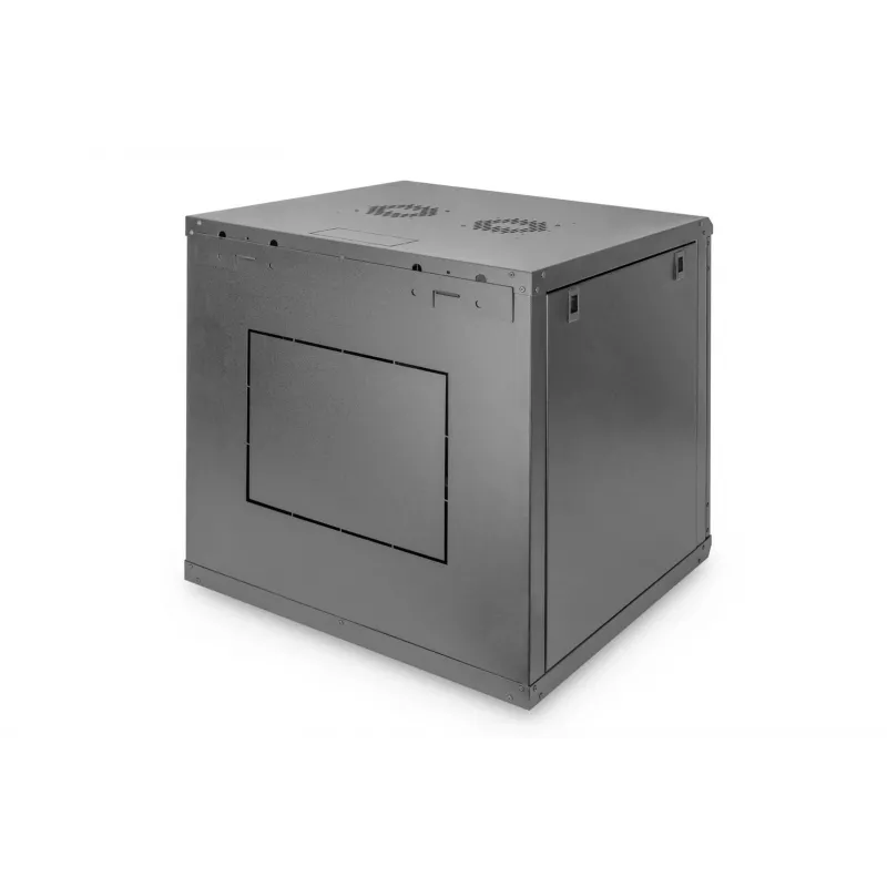 Sienas stiprinājuma tīkla skapis Digitus DN-19 12U-6/6-EC-SW