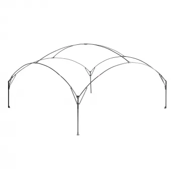 FastPitch Event Shelter XL, Pavillons Sudrabaini/tumši zils, 4,5 x 4,5 metri