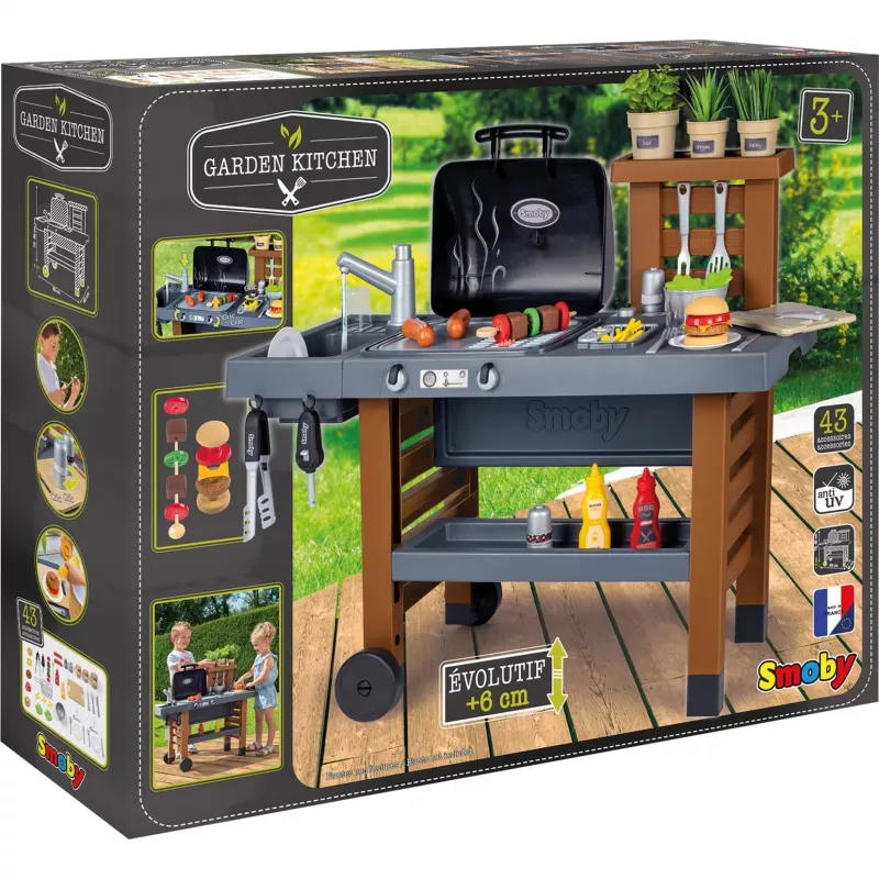 Garten Kitchen, rotaļu virtuve pelēka/brūna