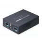 PLANET XT-815A 2-Port 10G/2.5G/1G/100BASE-X tīkla mediju pārveidotājs melns