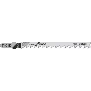 Finierzāģa asmens Bosch T 101 D Clean for Wood