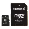 Atmiņas karte INTENSO MICRO SDHC 4GB C10 ar adapteri 3413450