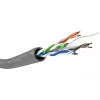 Wentronic Goobay CAT 6 tīkla kabelis, U/UTP, pelēks, 100 m - CCA, AWG 24/7 (dzīslas), PVC (93884)