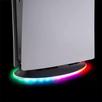 Dzesēšanas statīvs SUBSONIC SA5656 PS5 un PS5 Slim ar LED gaismām, vairāku ventilatoru dzesēšanu, USB barošanu