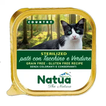 NATUA Country Sterilised Tītars ar dārzeņiem - mitrā kaķu barība - 100g