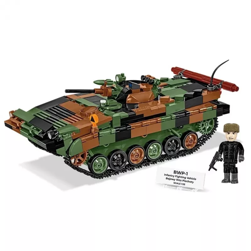 Būvkomplekts Cobi Armed Forces BWP-1 2630 — Polijas/Ukrainas amfībijas kājnieku kaujas mašīnas modelis