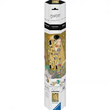 Ravensburger Krāsošanas komplekts CreArt ART Collection — Skūpsts (Klimts) 23916, krāso pēc numuriem audekls