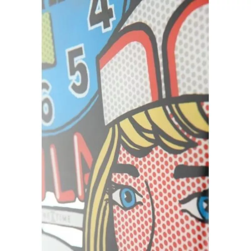 NeXtime klok 8167 Delux Diner sienas pulkstenis, 43x43 cm, daudzkrāsains