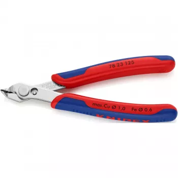 Knipex Super-Knips 78 23 125 elektronikas un precīzās mehānikas grieznes bez slīpuma 125 mm