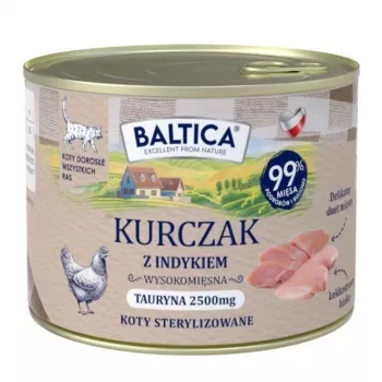 BALTICA regional flavours Vistas ar tītaru slapjš kaķu barība 185g