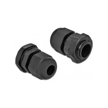 Kabeļa blīvslēgs DeLOCK 60194 Melns Plastmasa 10 gab.