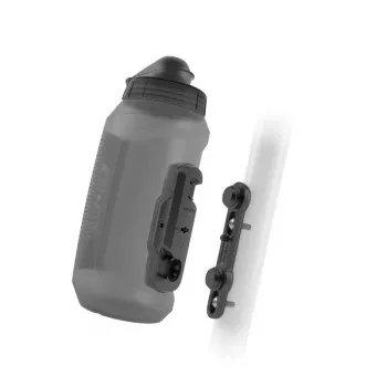 Fidlock Twist Bottle 750 Compact + Bike Base caurspīdīgs melns