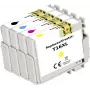 Renkforce Tintes komplekts Epson 16XL (C13T163640) nomaiņai, saderīgs Melns, Ciāns, Fuksīns, Dzeltens RF-I-E-16XLBKCMY4PK RF-5718868