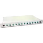 Lightwin LWL Splice Box, 12 šķiedras, 12x SC Multimode, 50/125µm OM3 Pigtail (SPBOX 12G50 OM3 SC)