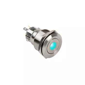 DimasTech Vandalismustaster 22mm Silverline Dot RGB PD215 – Pogas slēdzis ar RGB apgaismojumu