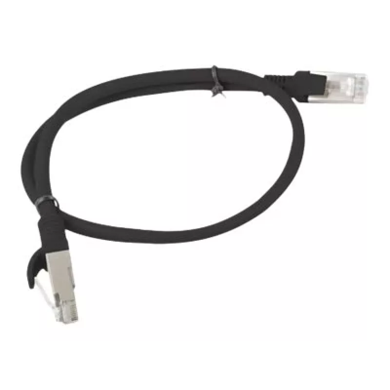 LANBERG PCU6-10CC-0050-BK Patchvads RJ45 Cat. 6 UTP 0,5m melns