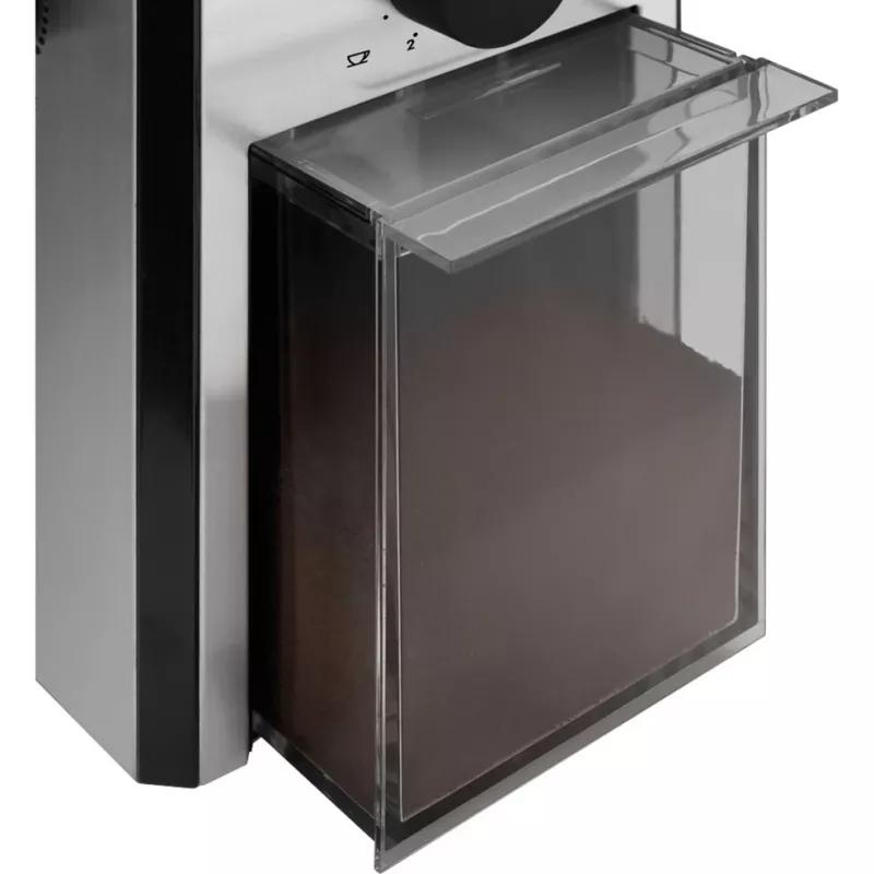 Kafijas dzirnaviņas De’Longhi KG89 — 120 g pupiņu tilpne, 110 W, 12 tasītēm, nerūsējošā tērauda/plastmasas korpuss