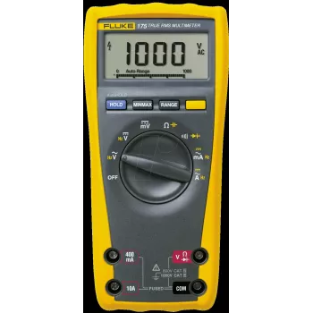Fluke 175 rokas multimetrs, digitāls, CAT III 1000 V / IV 600 V, 6000 skaitījumu (1592901)