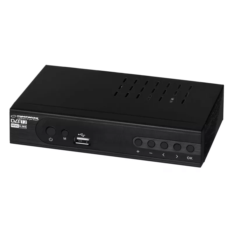 Dekoders Tuner TV DVB-T2 HEVC H.265 ar HDMI