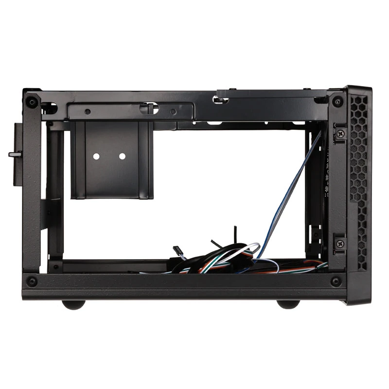 SilverStone SUGO 13 - Galddators - Mini-DTX - bez Barošanas Bloka (AT/PS/2) - Melns - USB/Audio (SST-SG13B-Q)