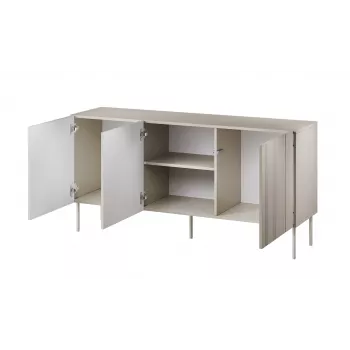 Kumode ISLA 1505x400x750 mm, kašmira matēts, skaidu plātne