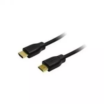 Logilink High Speed ar Ethernet - Video/Audio/Tīkla kabelis - HDMI - HDMI, 19-pin (vīriešu) - HDMI, 19-pin (vīriešu) - 1 m - Melns (CH0035)