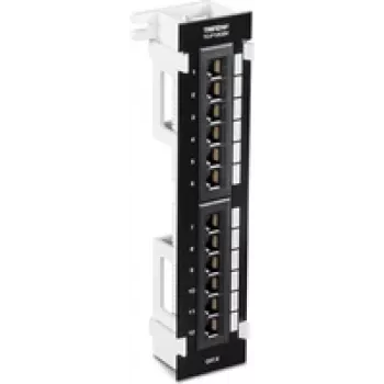 TRENDnet TC-P12C6V - Sadales panelis - piemērots sienas montāžai - CAT 6 - UTP - RJ-45 X 12
