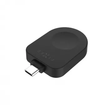 Fiksēts USB-C uzlādes adapteris FIXED FIXDW-AWAP-BK Apple Watch Powerstation Uni, kompakts nomaiņas risinājums
