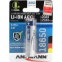 ANSMANN 18650 akumulators - Li-Ion - 2600 mAh - 9,36 Wh - Sudrabs (1307-0000)