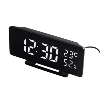 Digitālais LED modinātājpulkstenis GreenBlue GB395 ar temperatūras displeju