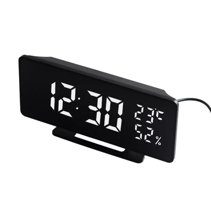 Digitālais LED modinātājpulkstenis GreenBlue GB395 ar temperatūras displeju