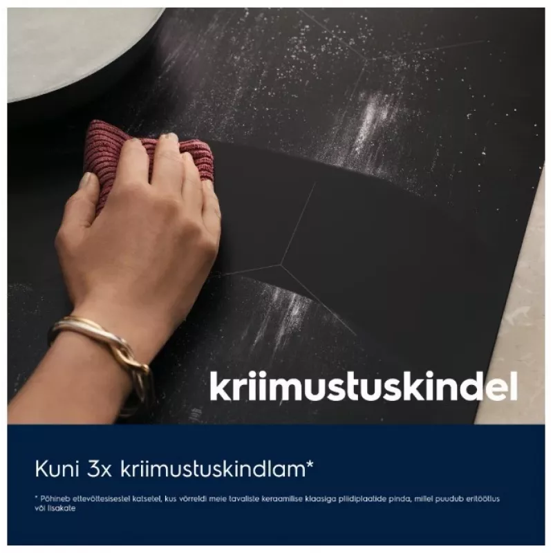 Indukcijas plīts virsma Electrolux EIS62453IT 60 cm, melna matēta, 4 gatavošanas zonas