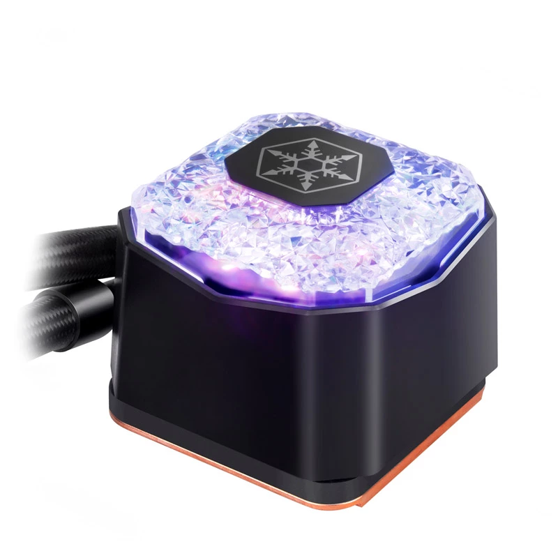 SilverStone PF360 - procesora šķidruma dzesēšanas sistēma - (saderīga: LGA775, LGA1156, AM2, LGA1366, AM3, LGA1155, LGA2011, FM1, FM2, LGA1150, LGA1151, AM4, LGA2066, LGA1200) - Varš - 120 mm