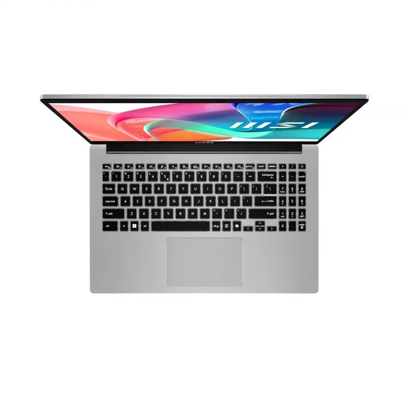 MSI Modern 15 F13MG-088PL klēpjdators, Intel® Core™ i7-1355U, 15.6 inch Full HD, 16 GB DDR4, 512 GB SSD, Wi-Fi 6E, Windows 11 Pro, Sudrabs