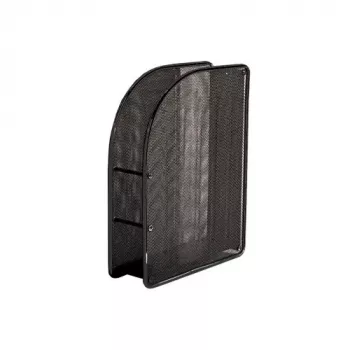 Vertikālā paplāte Forpus, 7cm, melna, perforēts metāls 1003-012