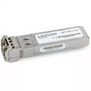 SFP28 optiskais raidītājs Lancom Systems SFP-SR-LC25, 25 Gbit/s, LC, nerūsējošais tērauds, komplekts 10 gab.