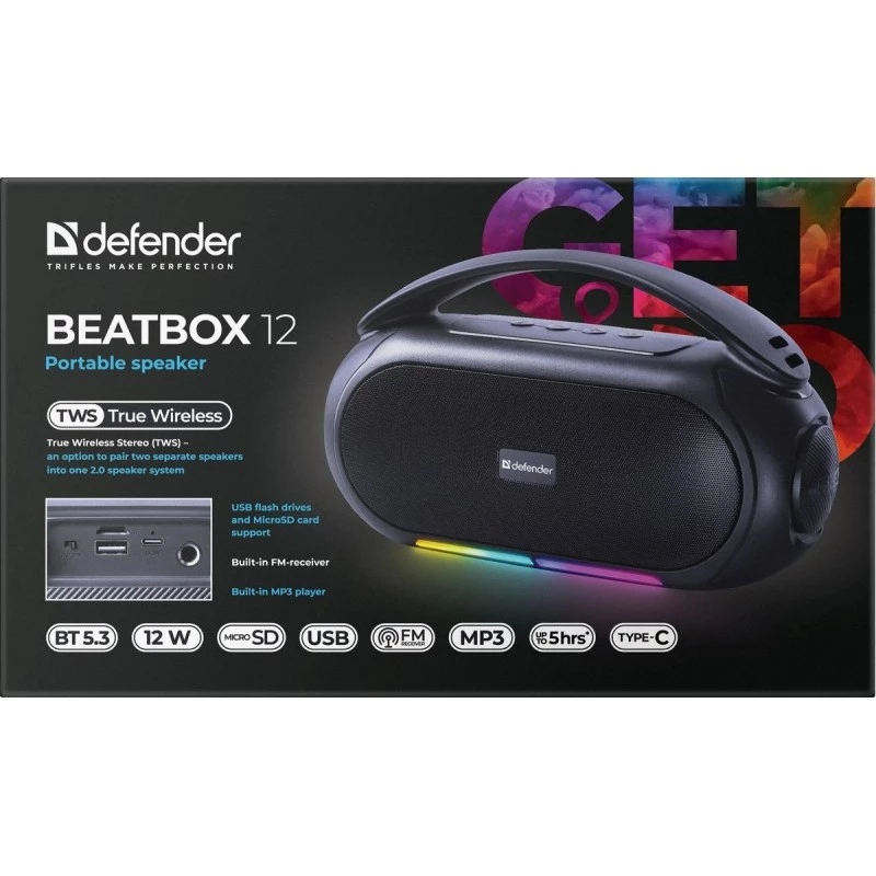 Beatb OX 12 Bluetooth skaļrunis 16W melns