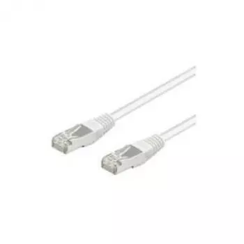 Wentronic Goobay CAT 5e Patch kabelis, F/UTP, Balts, 15 m - CCA vara maisījums (93493)