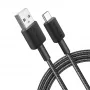Anker Innovations 322 USB-A uz USB-C Kabelis Nylon 1.8M Melns - Kabelis - Digitāls/Dati