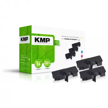 KMP tonera komplekts Kyocera TK5230C/M/Y Multipack K-T83CMYX atjaunots - saderīgs