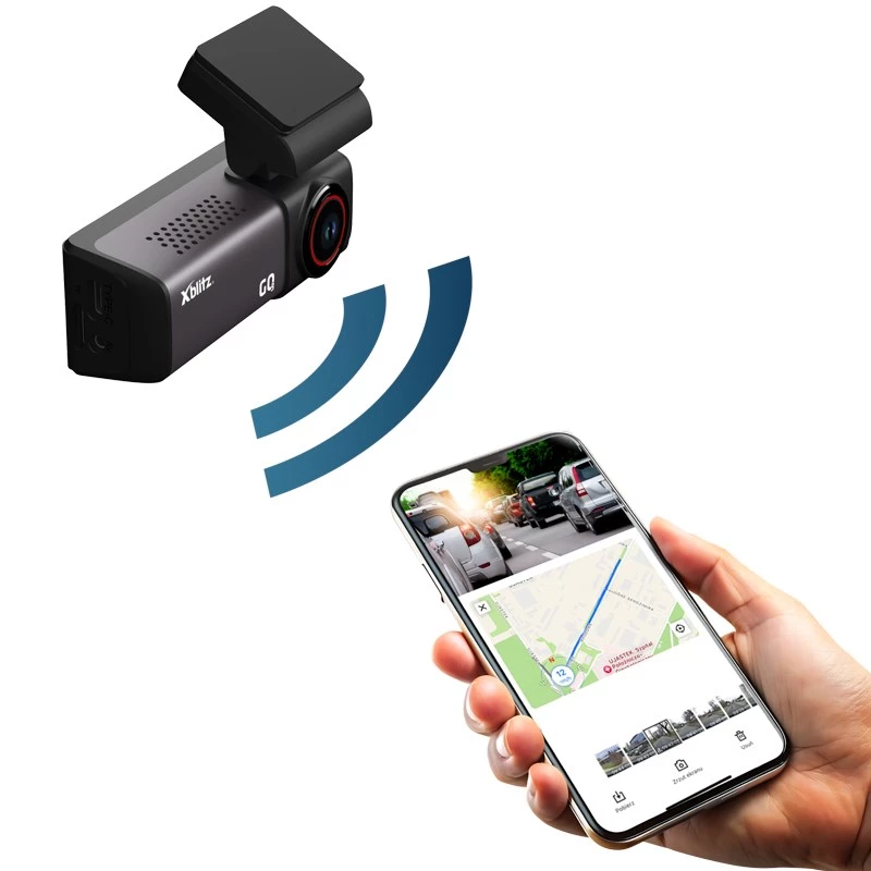 Auto reģistrators Xblitz GO3 Full HD 2K (2560x1440) 140° IMX335, 60 fps, GPS, 2 collu displejs, stāvēšanas režīms, MicroSD līdz 128 GB