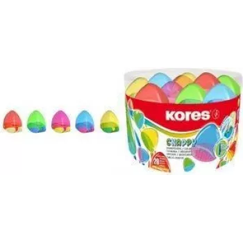 Kores SP35813 manuālais zīmuļu asināmais, jauktas krāsas (SP35813)