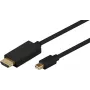 Microconnect MDPHDMI3B video kabeļa adapteris 3 m Mini DisplayPort–HDMI Type A (Standarta) Melns