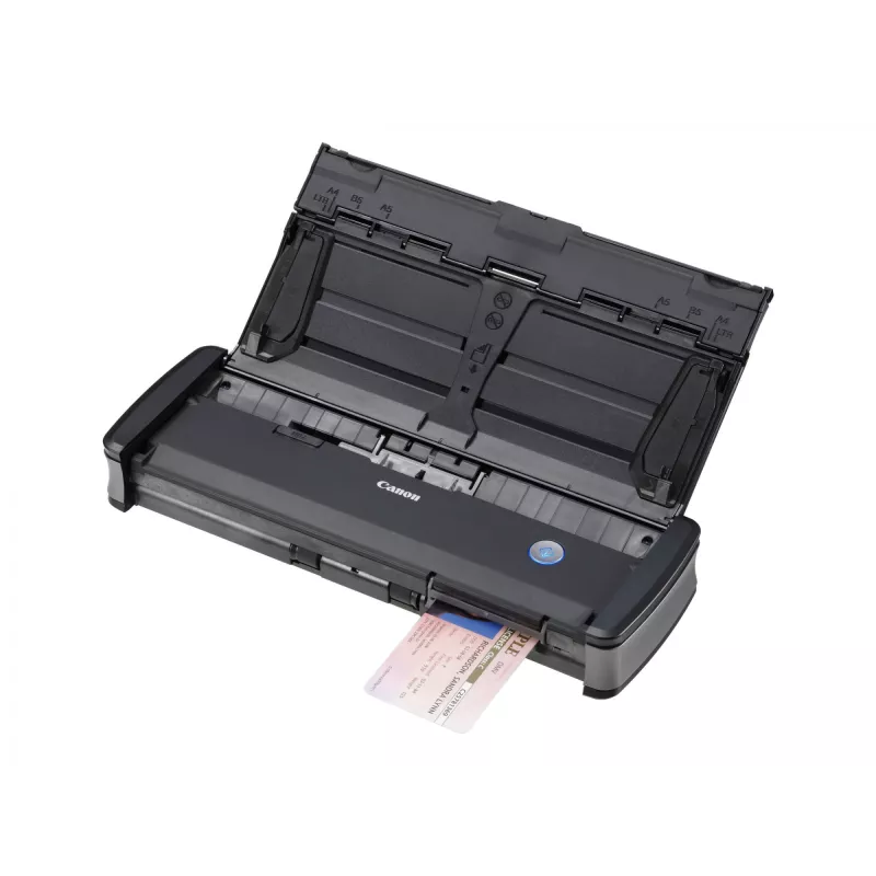 Canon imageFORMULA P-215II pārnēsājams abpusējās skenēšanas dokumentskeneris, 216 x 1000 mm, 600 x 600 DPI, 24 biti, loksnes padeves skeneris, melns, pelēks, CMOS CIS